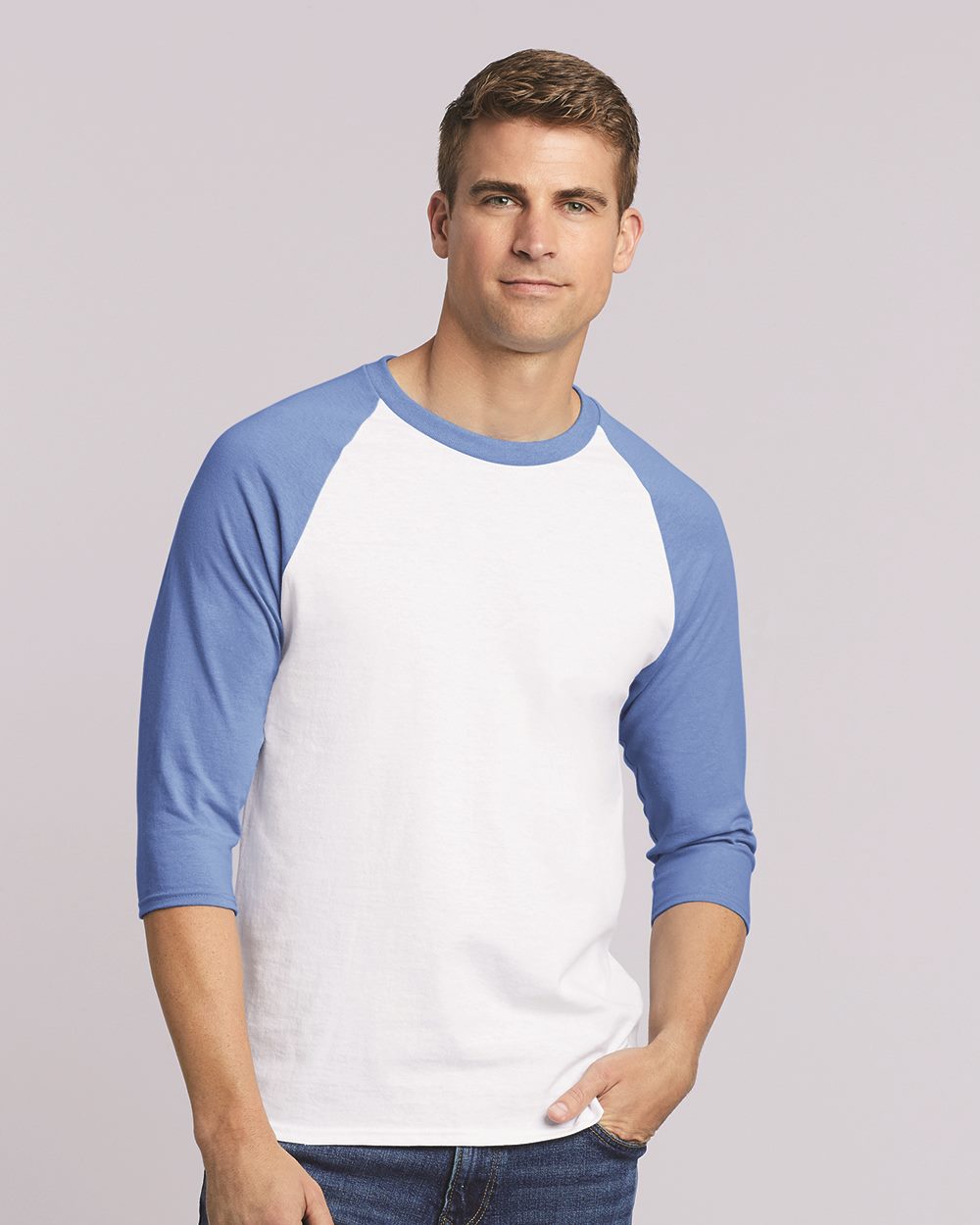 Gildan Heavy Cotton™ 3/4 Raglan Sleeve T-Shirt